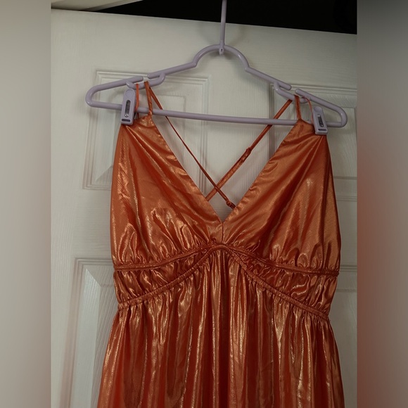 Anthropologie Orange Maxi Dress - Picture 5 of 10